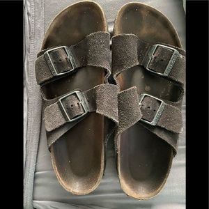 Brown Arizona Birkenstock sandals